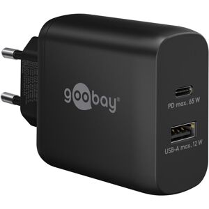 Goobay Hurtigoplader Pd - Usb-C/usb-A - 65w - Sort