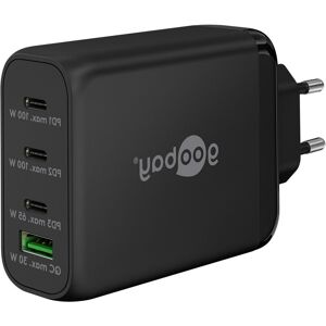 Goobay Usb-C/usb-A Pd Gan Ladestation - 100w - Sort