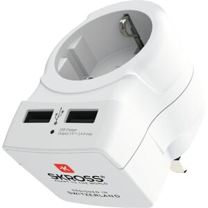 Skross Dk Til Uk Rejseadapter - 2 X Usb