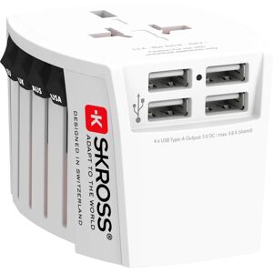 Skross Muv Rejseadapter Til Verden Med 4 X Usb-A