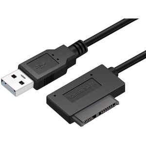 Usb-A 2.0 Til Sata Slim 13-Pin Adapter