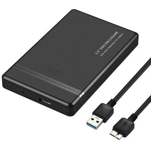 Usb 3.0 Eksternt Kabinet (2.5 Sata Hdd) - Sort