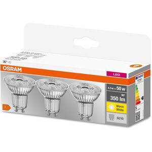 Philips Osram Led - Gu10 - 4.3w - 350 Lumen - 3 Stk.