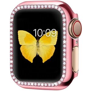 Apple Watch Serie 4/5/6/se/se2 Cover Diamond Case - 44mm - Pink