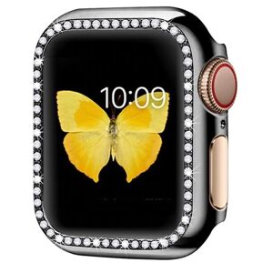 Apple Watch Serie 4/5/6/se/se2 Cover Diamond Case - 44mm - Sort
