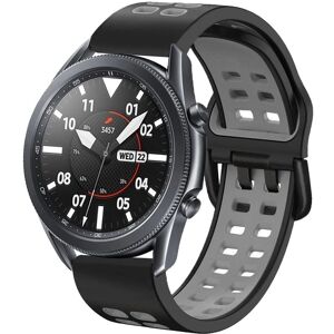 Garmin Urrem Til Vivomove 3/sport - Silikone - 20 Mm - Sort/grå