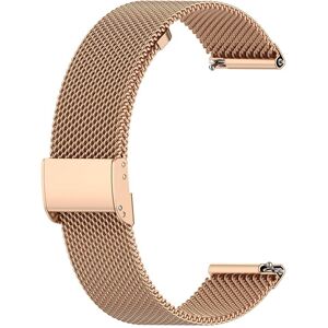 Rem Til Garmin Forerunner 255/745 - Rustfrit Stål - 22 Mm - Rose