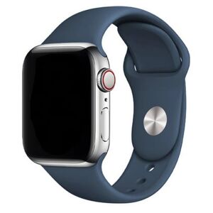 Apple Watch Urrem - Silikone - S/m - 42-49 Mm - Midnight Blue