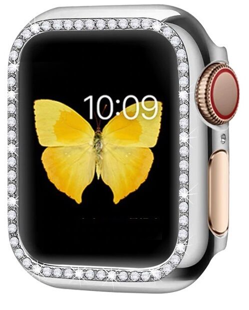 Apple Watch Serie 1/2/3 Cover Diamond Case - 42mm - Sølv