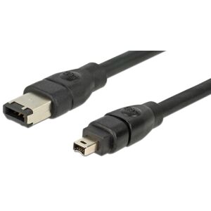 Delock - Firewire 400 Kabel - 6 Pin Han Til 4 Pin Han - 1 M