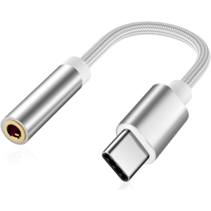 Premium Usb-C Til 3.5 Mm Adapter - Sølv