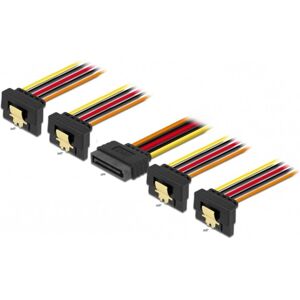 DeLOCK Sata Splitter Kabel - 15-Pin Hun Til 4 X 15-Pin Han - 30 Cm