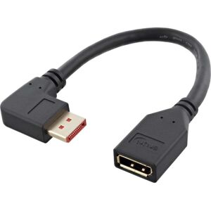 Displayport Adapter Kabel - Han/hun - Højre Vinklet - 0.15 M