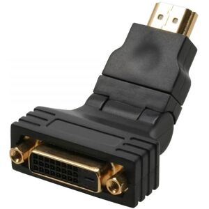 Dvi Til Hdmi 180° Vinkel Adapter - Guldbelagt