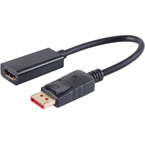 Displayport 1.4 Til Hdmi Adapter Kabel - 4k/60hz - Sort