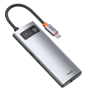 Baseus Metal Gleam Usb-C Hub 6in1 - Space Grey