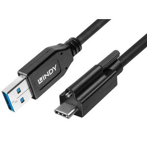 Lindy Usb-C Til Usb-A 3.2 Gen.2 Kabel - 1 X Skruelås - 1 M