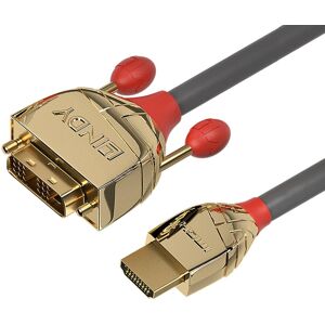 Lindy Dvi-D Til Hdmi Kabel - Gold Line - 10 M