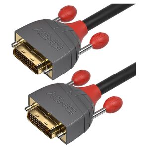 Lindy Professionelt Dvi-D Dual Link Kabel - Anthra Line - 0.5 M