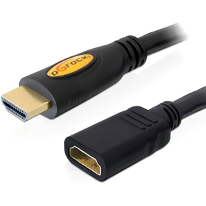 Delock Hdmi Forlængerkabel - Guldbelagt - 1 M