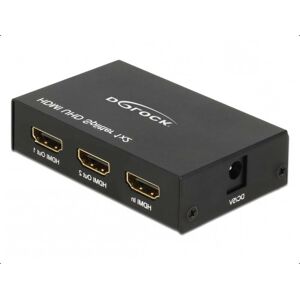 Delock - Hdmi 2.0 Uhd 4k High Speed Aktiv Splitter - 1 Til 2