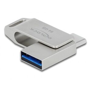 Delock Dual Usb 3.0/usb-C 3.1 Hukommelses Stik - 64 Gb