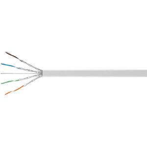 Cat 7 S/ftp Lszh Netværkskabel - Cu - Solid - Grå - 100 Meter