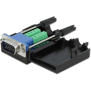 DeLOCK Terminal Block Adapter - Vga 15 Pin Han Til Terminal Block