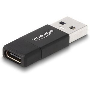 Delock Usb 3.2 Gen 2 Adapter - 10 Gbps - Usb-A Han Til Usb-C Hun