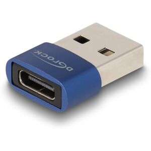 Delock Usb-A 2.0 Til Usb-C Adapter - Han/hun - Blå