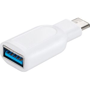 Usb-C Han Til Usb 3.0 Adapter - Hvid