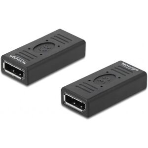 Delock Displayport Hun/hun Adapter - 4k/60hz - Sort