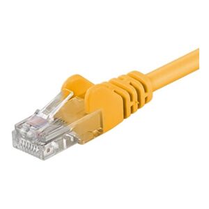 Cat 5e U/utp Netværkskabel - Gul - 15 M