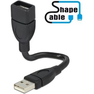 DeLOCK Usb 2.0 Usb-A Hun Til Usb-A Han - Shapecable Serie - 35 Cm