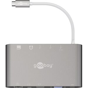 Usb-C Aluminium Multiport Adapter - 11 Vejs - Sølv