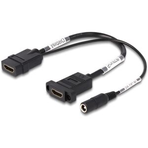 Delock Hdmi Adapter Kabel - Hun/hun - 4k/60hz - Dc Strøm