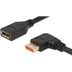 Delock Displayport 1.4 Forlængerkabel - 90° Højre - 8k - 2 M