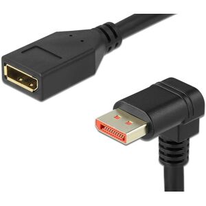 Delock Displayport 1.4 Forlængerkabel - 90° Nedad - 8k - 2 M