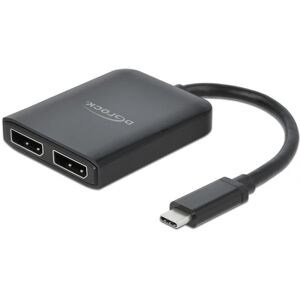 Delock Usb-C Til 2 X Displayport Splitter Mst / Vxp