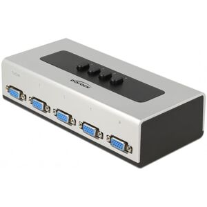 DeLOCK Vga Switch/splitter - Manuel Skift - Bidirectional - 4 Vejs