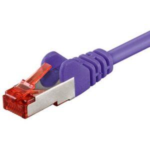 Cat 6 S/ftp Lszh Netværkskabel - Lilla - 7.5 M