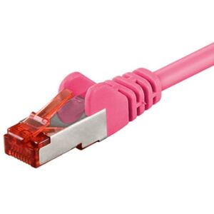 Cat 6 S/ftp Lszh Netværkskabel - Magenta - 10 M