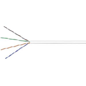 Cat 6 U/utp Netværkskabel - Cca - Blød - Hvid - 305 M