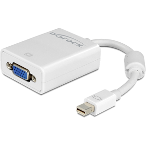 Delock Mini Displayport 1.2 Til Vga - Hvid