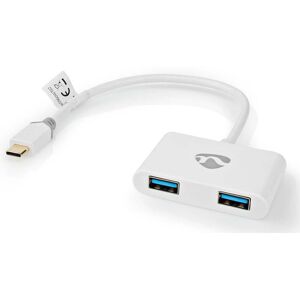 Nedis Usb-C Hub Til 2x Usb-A Porte - Hvid - 0.20 M