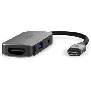 Nedis Usb-C Hub -  Usb-C/hdmi/usb-A - Grå