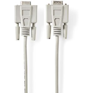 Nedis 9pin D-Sub Seriel Han/hun Kabel - 10 M