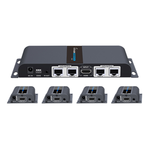 DeLOCK Hdmi Extender Splitter Over Ethernet Kabel - 1 Til 4