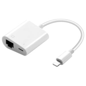 Apple Lightning Til Rj45 Adapter Kabel - Hvid