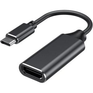 Usb-C Til Hdmi Adapter - Aluminium - 4k/60hz - Sort